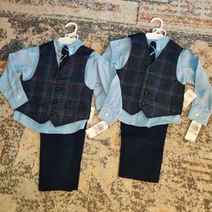 Twin Boys 4 peice suit outfit